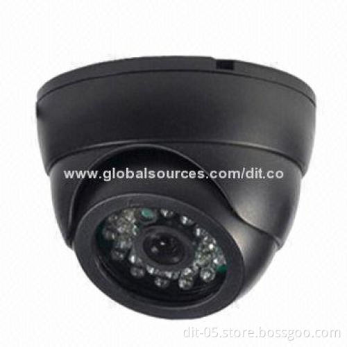 CCD Camera, 1/3" Sony, 600TVL, 3.6mm/6mm optional, 24pcs IR LEDs